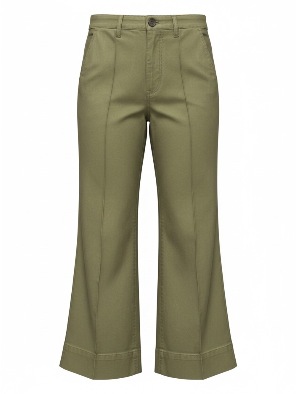 Joe's Jeans Olive Utility Wide-Leg Chinos